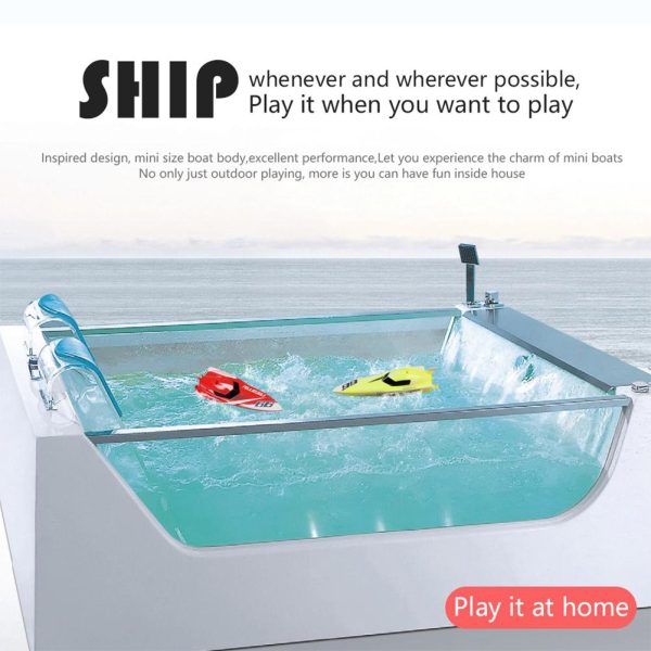 Cool 2.4G Kids Toys 4 Functions Mini RC Speedboat Boat Remote Control Toys for Boys Children Supply