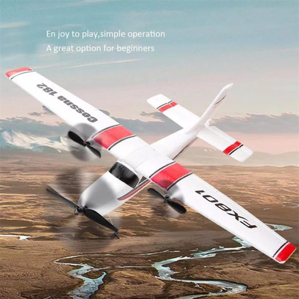 FX801 RC Plane EPP Foam Glider Airplane Gyro 2.4G 2CH RTF Remote Control Wingspan Aircraft Funny Boys Airplanes Interesting Toys Online