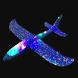 48cm EPP Foam Airplane Hand Launch Throwing Glider LED Light Aircraft Plane Model Outdoor Education Toys Gift for Children Adult For Discount