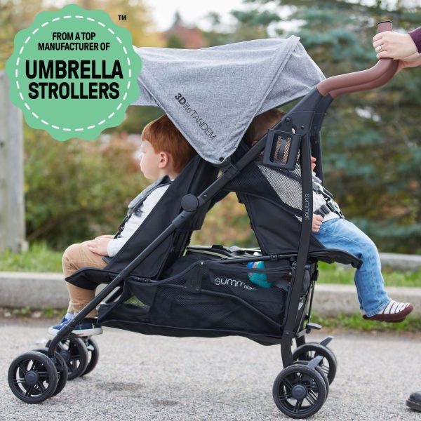 Summer™ by Ingenuity™ 3Dlite™ Tandem Convenience Double Stroller Online Sale