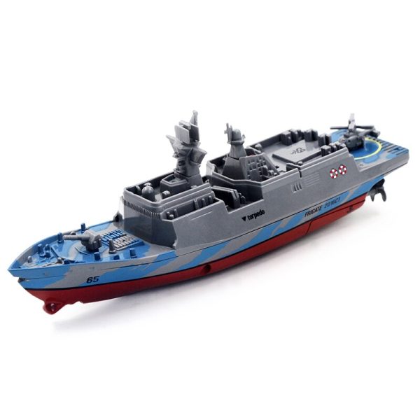 RC Boat Mini Warship 2.4G 4CH Remote Control Challenger Aircraft Carrier High-Speed Ship For Kids Hobby Toys Online Sale