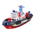 Fast Speed Music Light Electric Marine Rescue Fire Boat Baby Shower Bath Toys with LED Music For Kids Toy Gift Hot on Sale