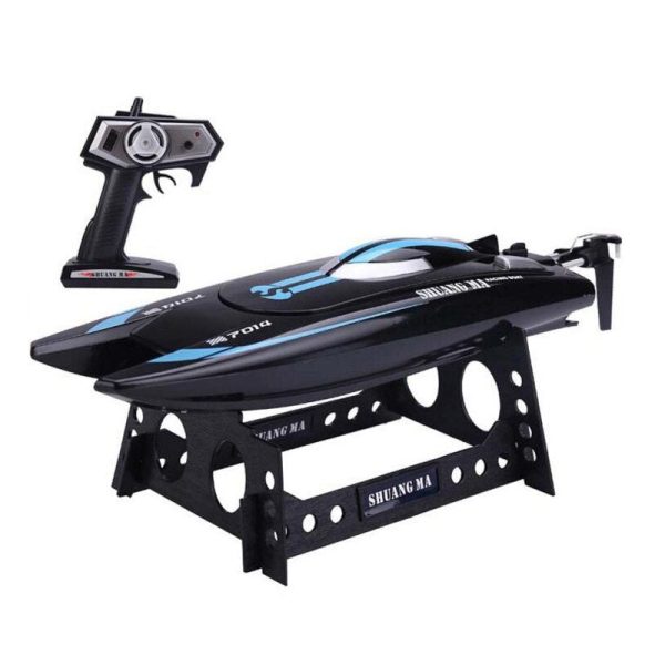 Double Horse DH7014 Radio Control 2.4GHZ 4CH Speed RC Boat High Performance Waterproof SpeedBoat with Display Rack RTR Discount