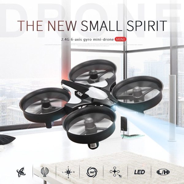 RC Helicopter JJRC H36 Mini Drone 2.4GHz 6-Axis Gyro Headless Mode One Key Return RC Quadcopter VS JJRC H8 Mini H20 Dron Cheap