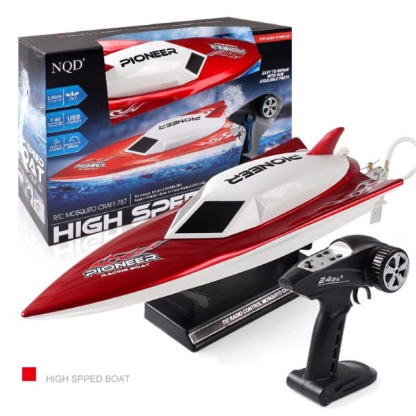 Large High Speed RC Boat Toy 5018 50CM 2.4G RC Remote Control Racing Boat Speedboat Ship with Water Cooling System for Kids Gift Online now