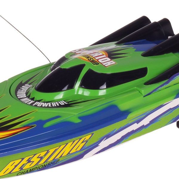 RC Racing Boat New Radio Remote Control Dual Motor Speed Boat High-speed Strong Power System Fluid Type Design Outdoor RC Boat Supply