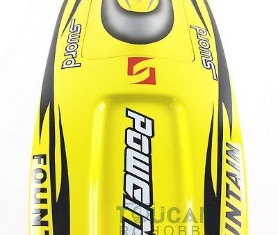 E36 KIT 30  Electric RC boat Well Painted Fiber Glass Monohull Boat Hull only for Advanced Player Yellow TH02650 For Cheap