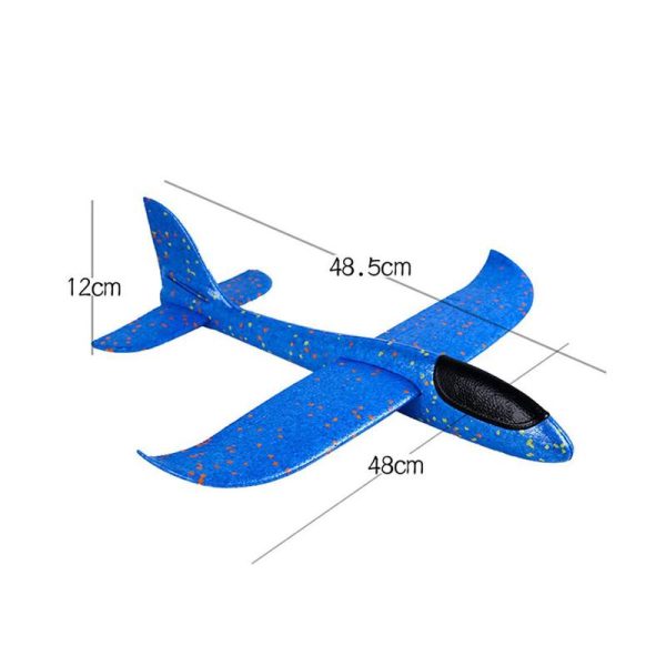 48CM Hand Throw Foam Plane Toys Outdoor Launch Glider airplane Kids Gift Toy Free Fly Plane Toys Puzzle Model Jouet Hot on Sale