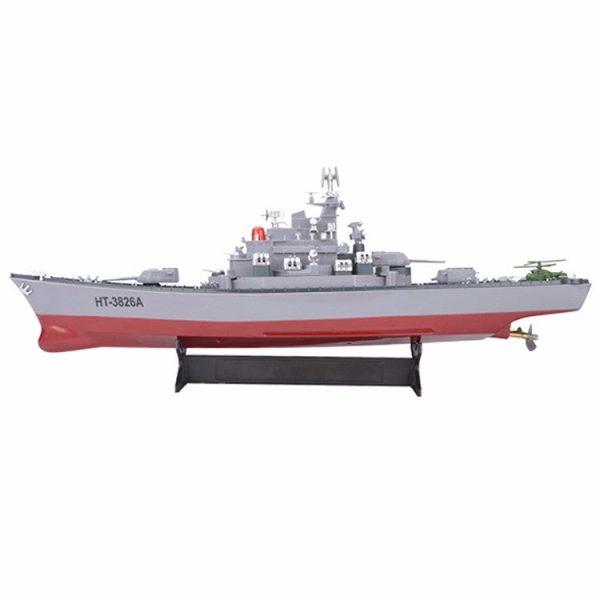 RC Boat 1:250 WarShip Remote Control Military Battleship Central Command Cockpit Seaplane Electronic Model For Kids Hobby Toys Online