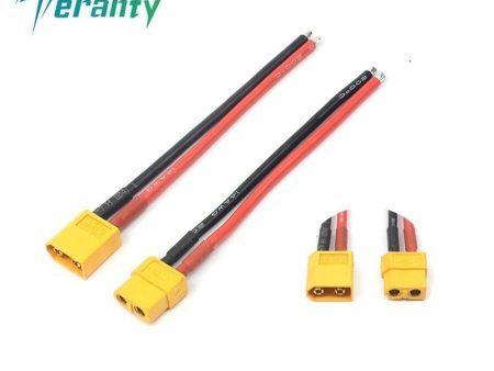 （ 10cm   100mm ) 1 pair of XT60 Battery Male Female Connector Plug with Silicon 14 AWG Wire for 7.4v 11.1v 14.8v 22.2v battery Hot on Sale