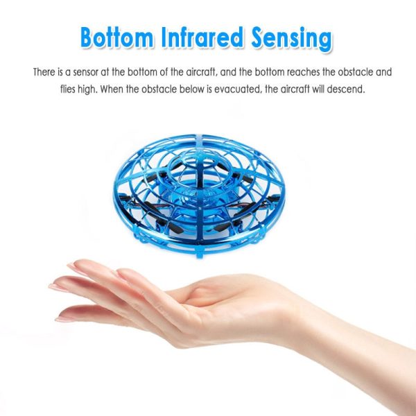 Magic Hand UFO Flying Aircraft Drone Toys Electric Electronic Toy LED Mini Induction Drone UFO toys Kids Xmas Brithday Gifts Discount