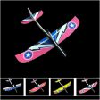 DIY Kids Toys Capacitance Hand Throw Flying Glider Planes Foam Aeroplane Model Party Bag Fillers Flying Glider Plane Toys Online Hot Sale