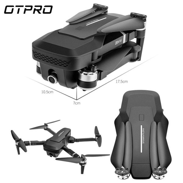 OTPRO DRONE Quadcopter With 1080P Wifi GPS 5MP Camera BRUSHLESS MOTOR helicopter Retorno Auto RC drones 4k mini dron vs SG906 For Discount