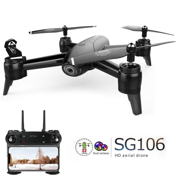 SG106 WiFi FPV RC Drone 4K Camera Optical Flow 1080P HD Dual Camera Aerial Video RC Quadcopter Aircraft Quadrocopter Toys Kid Hot on Sale