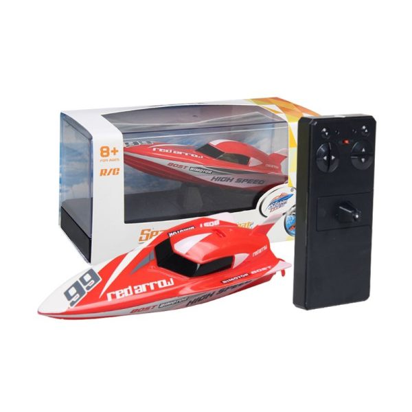 3312M Mini Speedboat Rowing Model 4CH 2.4G 2.4V RC Boat Toys for Children on Sale