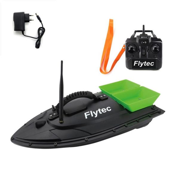 LeadingStar Flytec 2011-5 Electric Fishing Bait RC Boat 500M Remote Fish Finder 5.4km h Double Motor Toys Kit   RTR Version Online