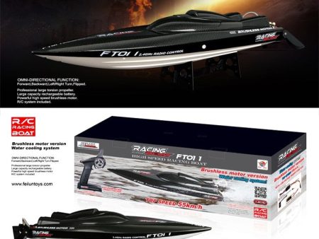 Feilun FT011 65CM 2.4G Brushless RC Boat High Speed Racing Boat With Water Cooling System Hot on Sale