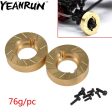 YEAHRUN Heavy Metal Internal Wheel Weights Turning Copper Counterweight For Axial SCX10 II 90046 90047 1 10 RC Car Online Sale