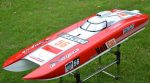 New DTRC G30E Hell Cat Catamaran 30CC Fiberglass Gasoline Racing Boat with 30CC Gasoline Engine Sale