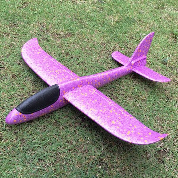 48cm EPP Foam Airplane Hand Launch Throwing Glider LED Light Aircraft Plane Model Outdoor Education Toys Gift for Children Adult For Discount