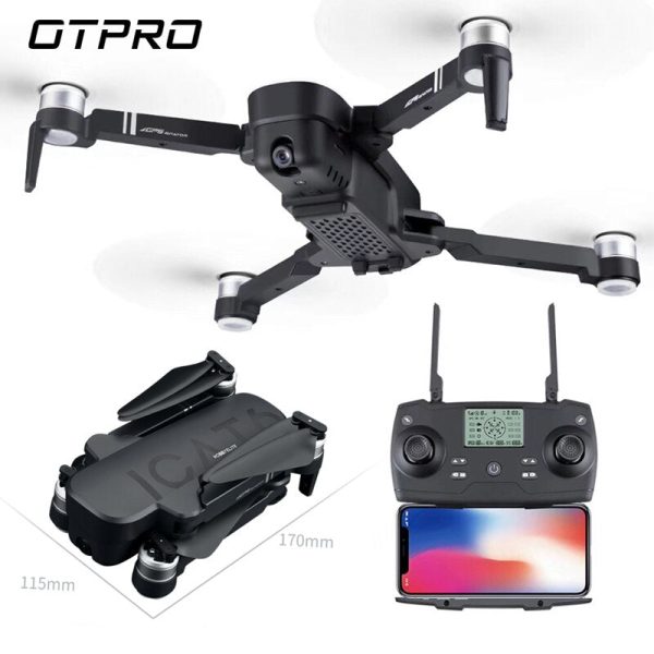 OTPRO Anti-shake 3 Axis Gimble GPS Drone with WiFi FPV 1080P 4K Camera Brushless Motor Foldable Quadcopter toys gift rc dron boy Fashion