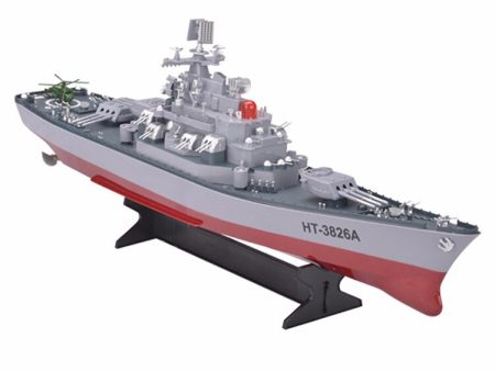 RC Boat 1:250 WarShip Remote Control Military Battleship Central Command Cockpit Seaplane Electronic Model For Kids Hobby Toys Online