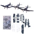 1Pcs 1 48 Scale Assemble Fighter Model Toys Flanker Combat Aircraft Diecast War-II Building Tool Sets Random Color Hot on Sale