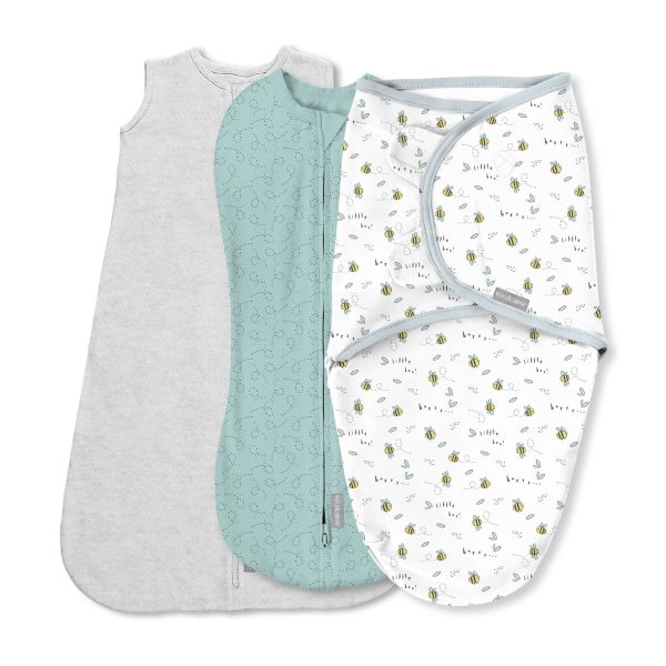 SwaddleMe™ by Ingenuity™ Comfort Pack - Little Bees For Cheap