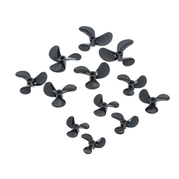 1 pairs High Strength D28 32 36 40 44 48mm 3 Blades 4mm Rc Boat Three Blades Paddle Nylon Boat Propeller Positive &Reverse Screw Sale