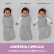 SwaddleMe™ by Ingenuity™ Arms Free Convertible Swaddle - Dashed Lines Hot on Sale