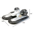 RC Boat Hovership Amphibious Transport Dock 4CH Remote Control Hovercraft Boat High Simulation Electronic Hobby Toys for Kids- E Online now