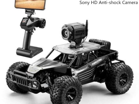 32Cm High-speed RC Rock Car with WIFI HD Camera Off-road Smart Vehicle Car Mobile Phone Control Car Model Racing Buggy Toy For Cheap