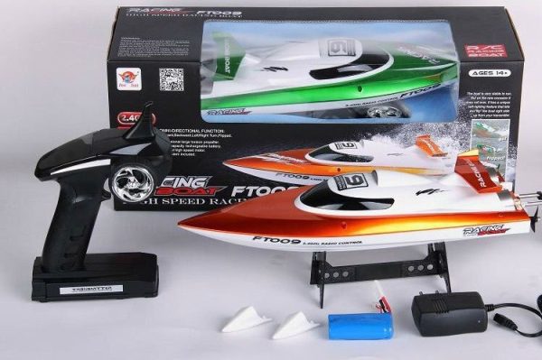 Feilun FT009 2.4G 4CH Water Cooling High Speed Racing RC Remote Control Boat Discount