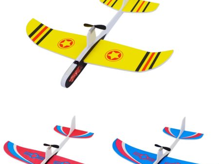 DIY Kids Toys Capacitance Hand Throw Flying Glider Planes Foam Aeroplane Model Party Bag Fillers Flying Glider Plane Toys Online Hot Sale