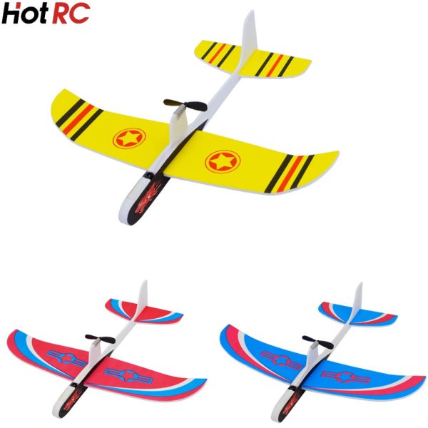 DIY Kids Toys Capacitance Hand Throw Flying Glider Planes Foam Aeroplane Model Party Bag Fillers Flying Glider Plane Toys Online Hot Sale