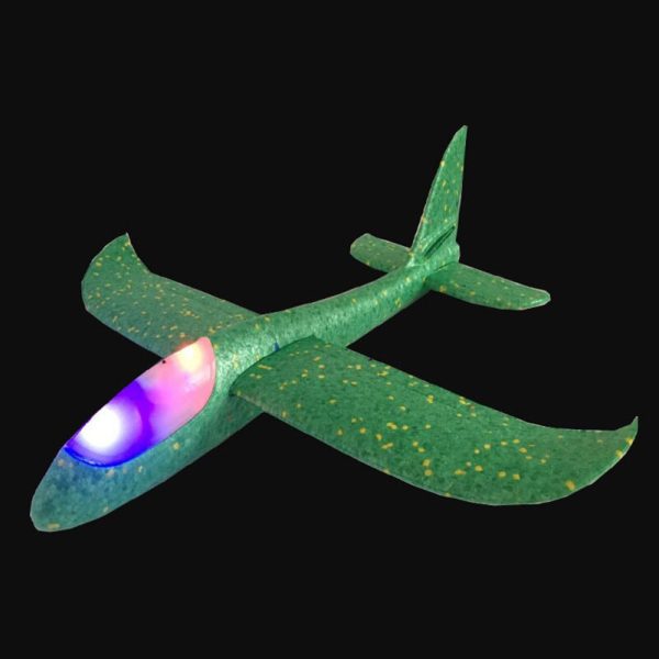 48cm EPP Foam Airplane Hand Launch Throwing Glider LED Light Aircraft Plane Model Outdoor Education Toys Gift for Children Adult For Discount