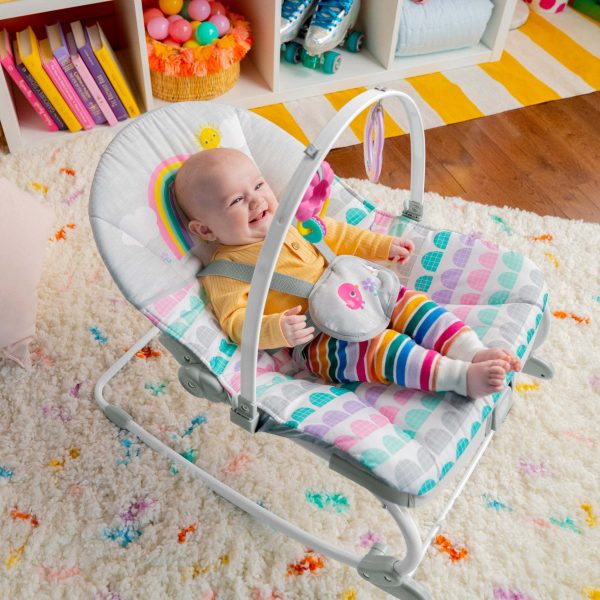 Rosy Rainbow™ Infant to Toddler Rocker For Cheap