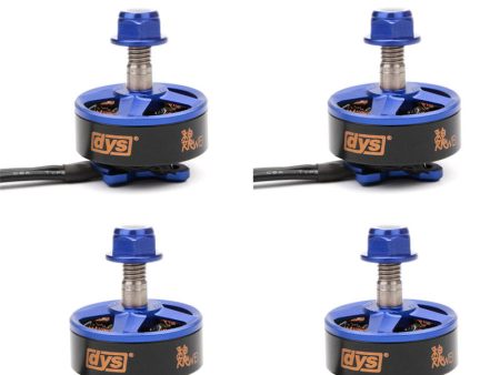 1   4PCS DYS Samguk Series Wei 2207 2300KV 2600KV 3-4S   1750KV 4-6S Brushless Motor for RC Model Multicopter Spare Part For Sale