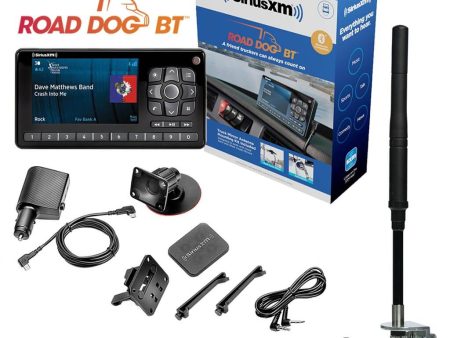 SiriusXM ROAD DOG BT PRO Truck Bundle with 16 Inch Tall Truck Antenna on Sale