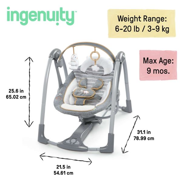 Swing  n Go Portable Swing™ - Bella Teddy™ Online Sale