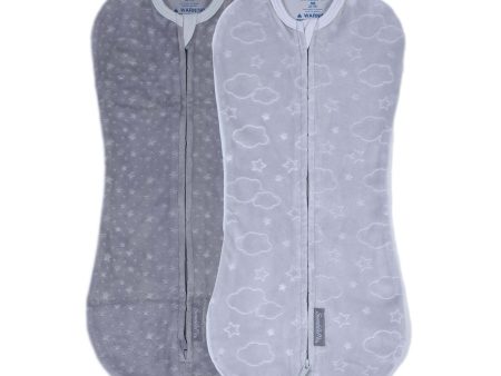 SwaddleMe by Ingenuity Velboa Pod - Clouds & Stars Hot on Sale