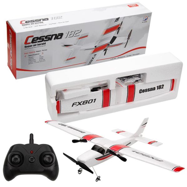 FX801 RC Plane EPP Foam Glider Airplane Gyro 2.4G 2CH RTF Remote Control Wingspan Aircraft Funny Boys Airplanes Interesting Toys Online