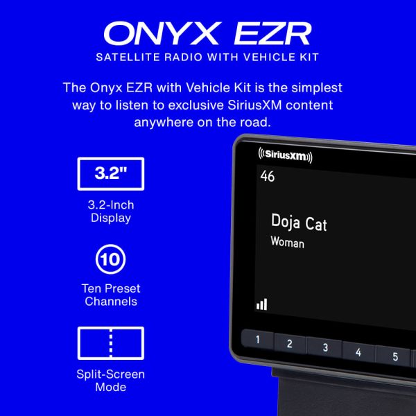 OnyX EZR Radio with Installation Kit Hot on Sale