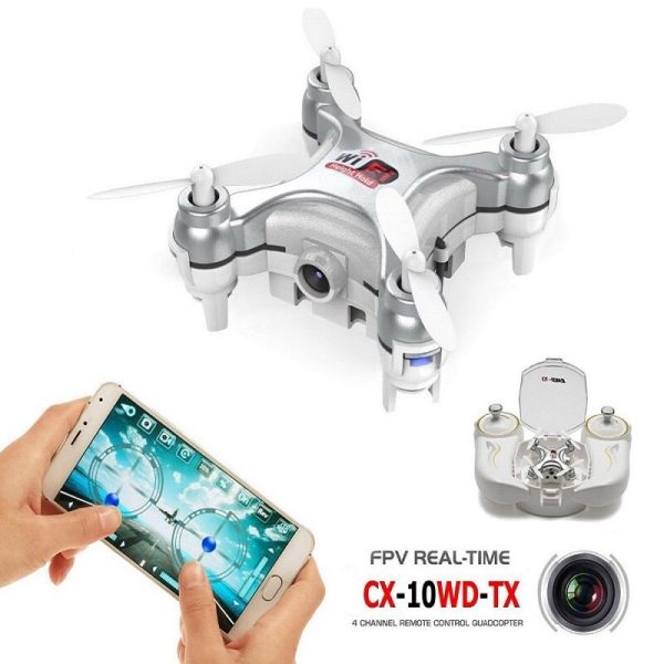 RCtown Original Cheerson CX-10W 4CH 6-Axis Gyro Wifi FPV Drone RTF 3D Eversion Mini RC Quadcopter Drone With 0.3MP Camera Cheap