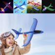 48cm EPP Foam Airplane Hand Launch Throwing Glider LED Light Aircraft Plane Model Outdoor Education Toys Gift for Children Adult For Discount