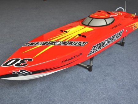 DT G26I P1 Blade Fiberglass 26CC Gasoline RC Boat SpeedBoat w  26CC engine with Clutch -Red Color For Cheap