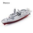 Pokich 2.4GHz 3CH Remote Control Boat Escort Frigate Carrier Ship Exquisite Model RC Warship Model Online