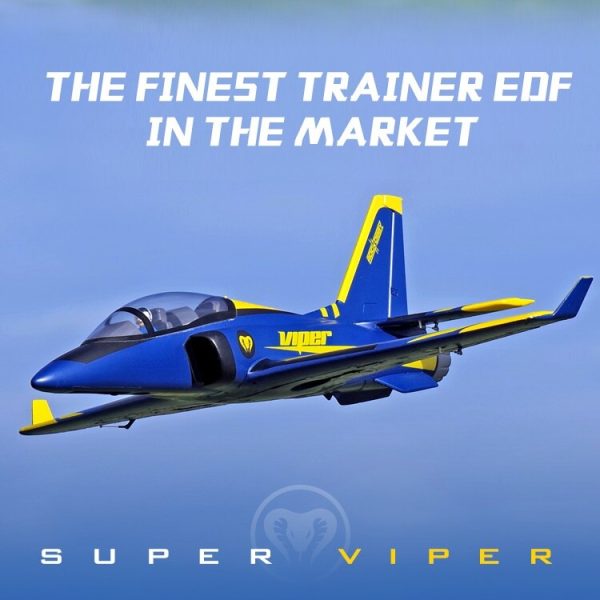 FMS RC Airplane 70mm Super Viper Ducted Fan EDF Jet Trainer 6S 6CH with Retracts Flaps PNP EPO Model Hobby Plane Aircraft Avion on Sale