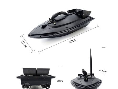 Flytec 5 Generation RC Boat 500M 5.4km h 50X27X20cm Remote double warehouse Fish Finder Electric Fishing Bait Double Motor Toy Cheap