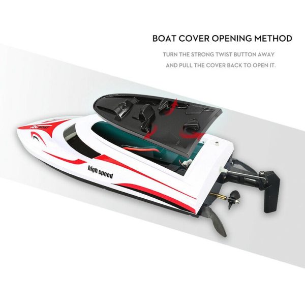 H830 Rc Boat 2.4Ghz 25Km H Self-Righting Water Cooling System Remote Fashion